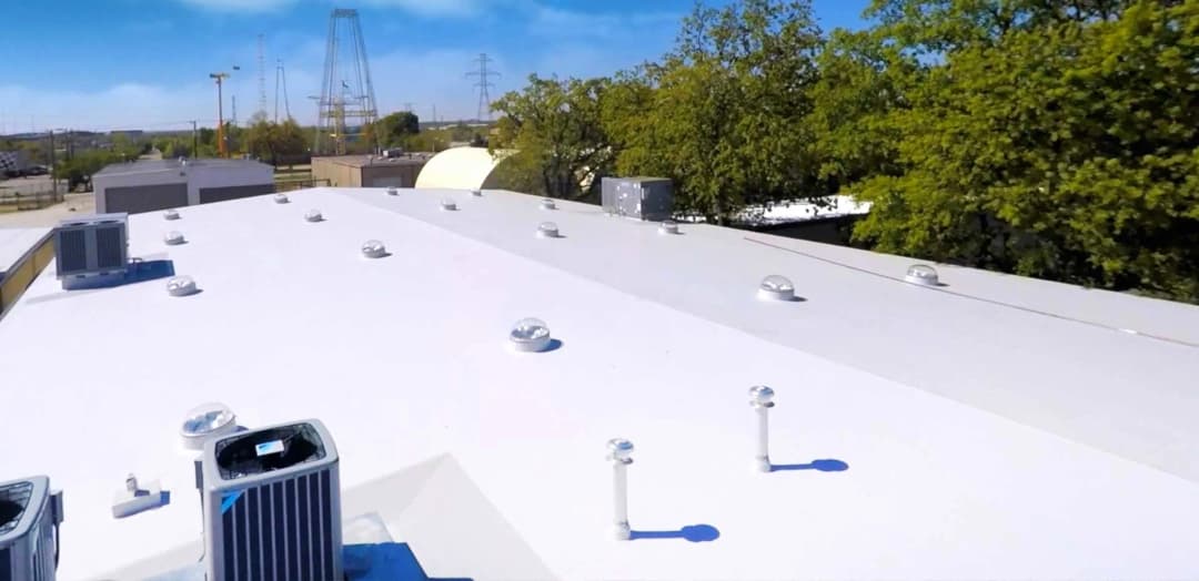 Durable commercial roofing installed by Paragon Exterior
