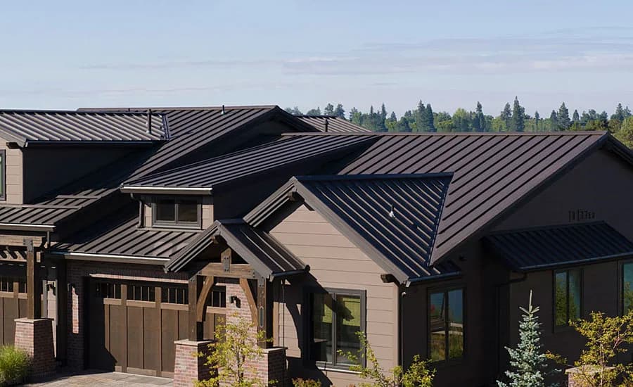 Professional metal roof repair process in Trappe