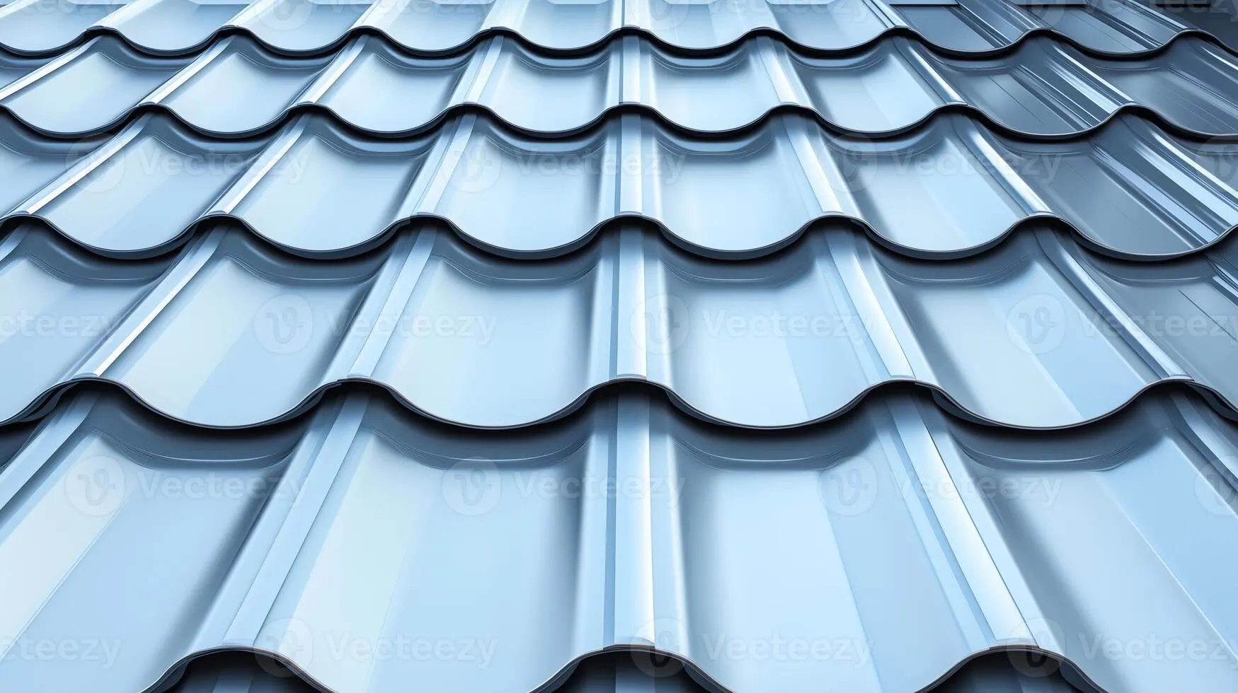 Light gray metal roof showing fade resistance over time