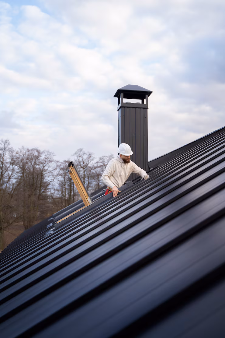 Expert metal panel replacement on standing seam roof system