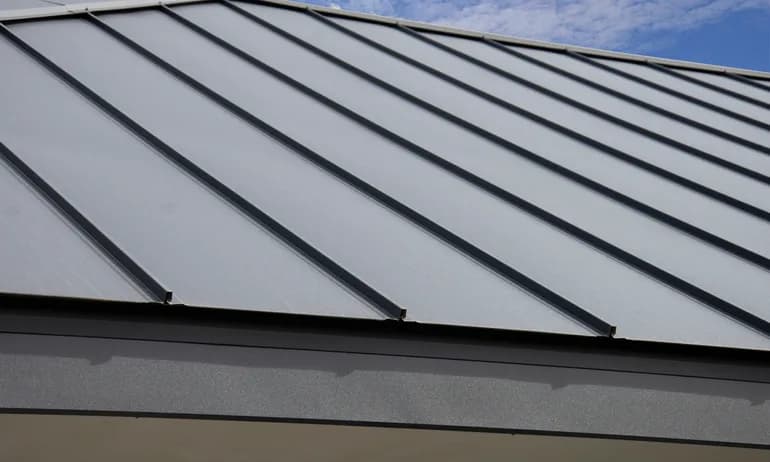 Professional metal roofing installation process