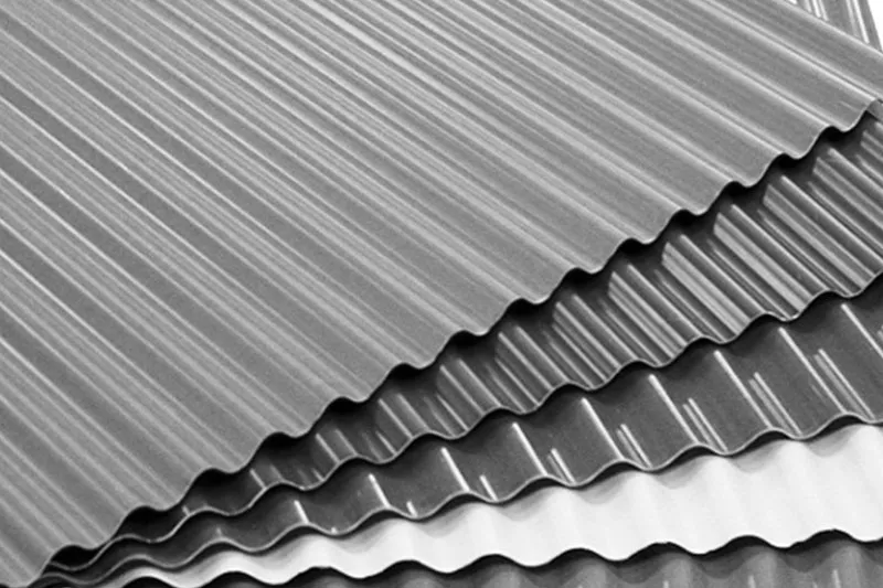 Steel metal roofing installation