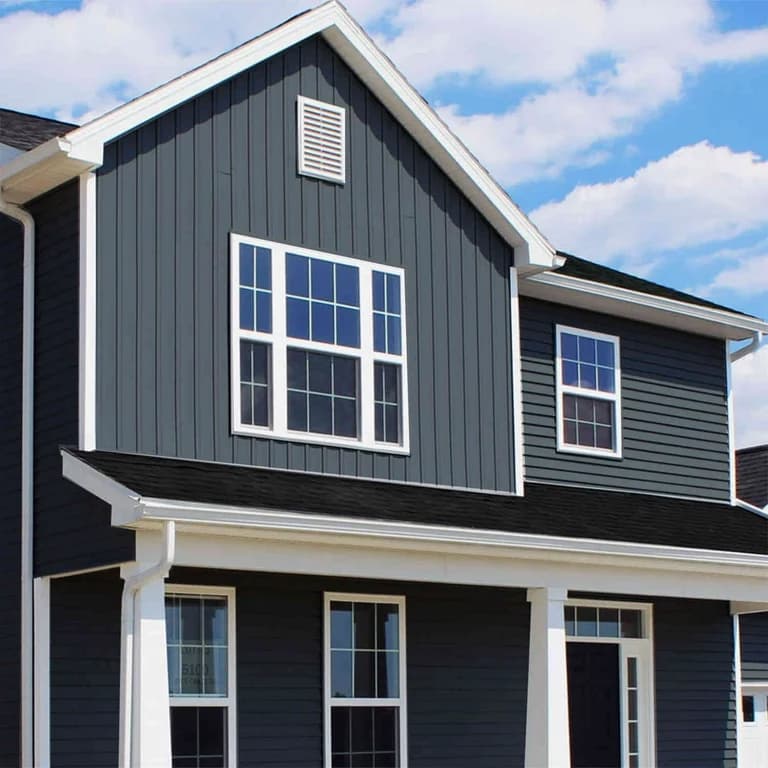 Board and batten siding installation on a Philadelphia home