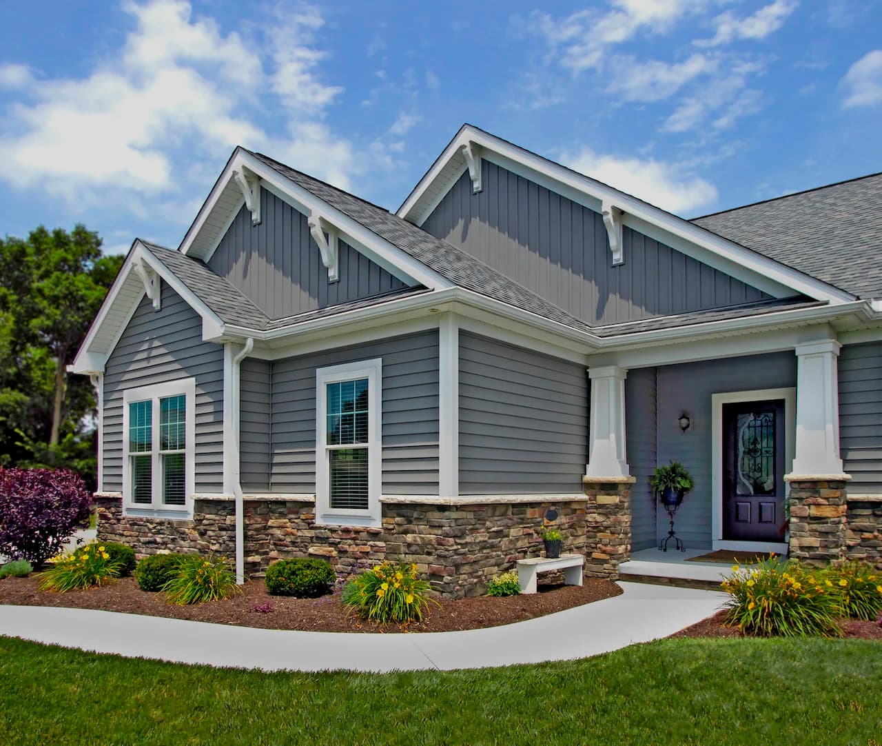 Vinyl siding installation