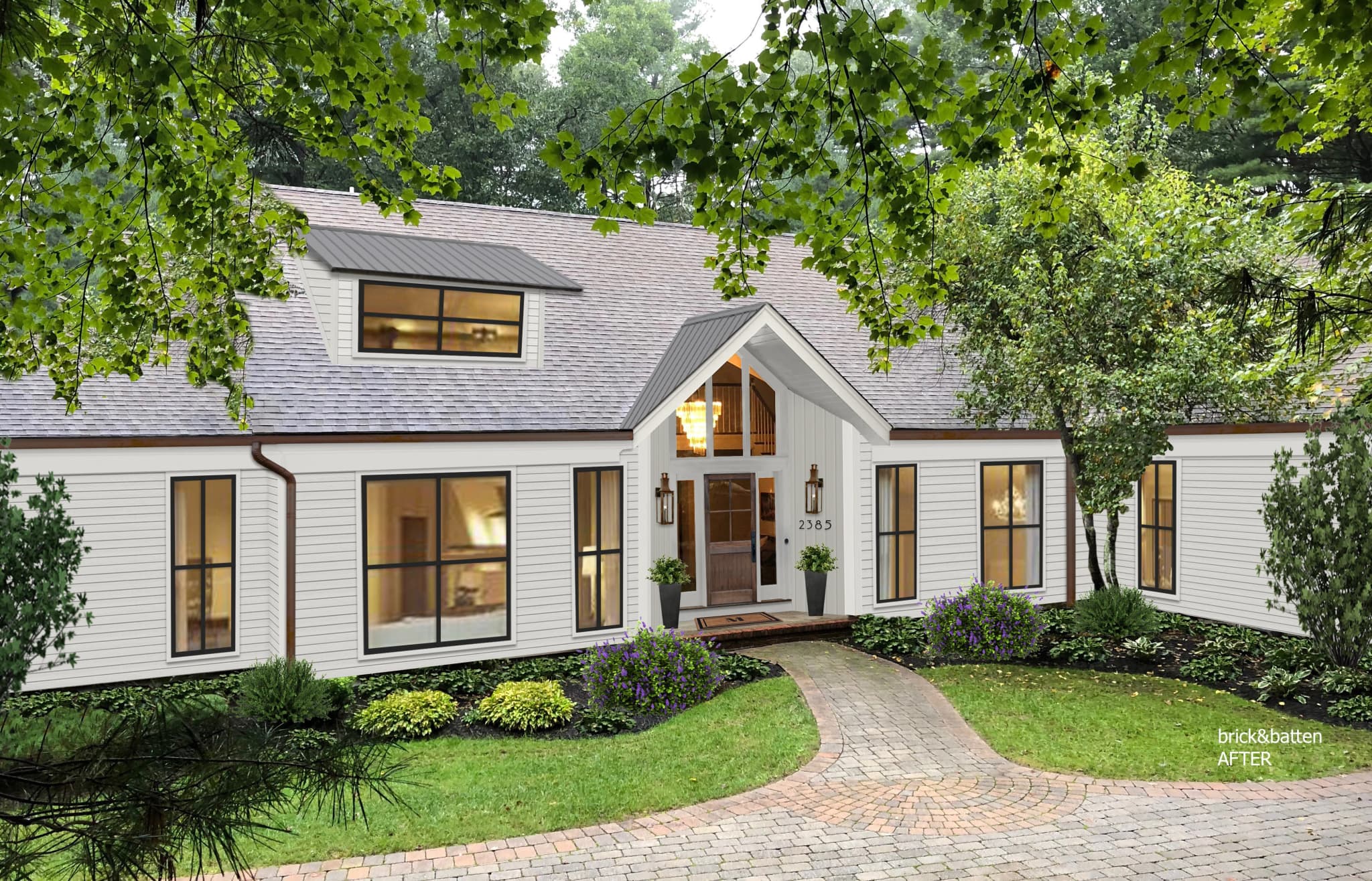 Professional picture window installation by Paragon Exterior