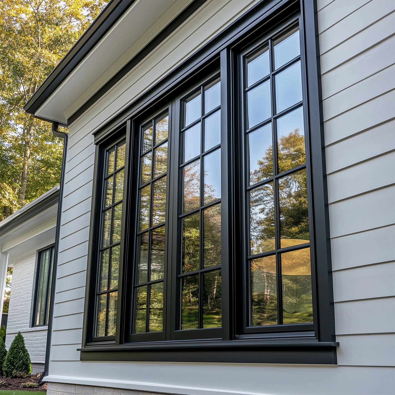 Window repair specialist replacing broken window glass