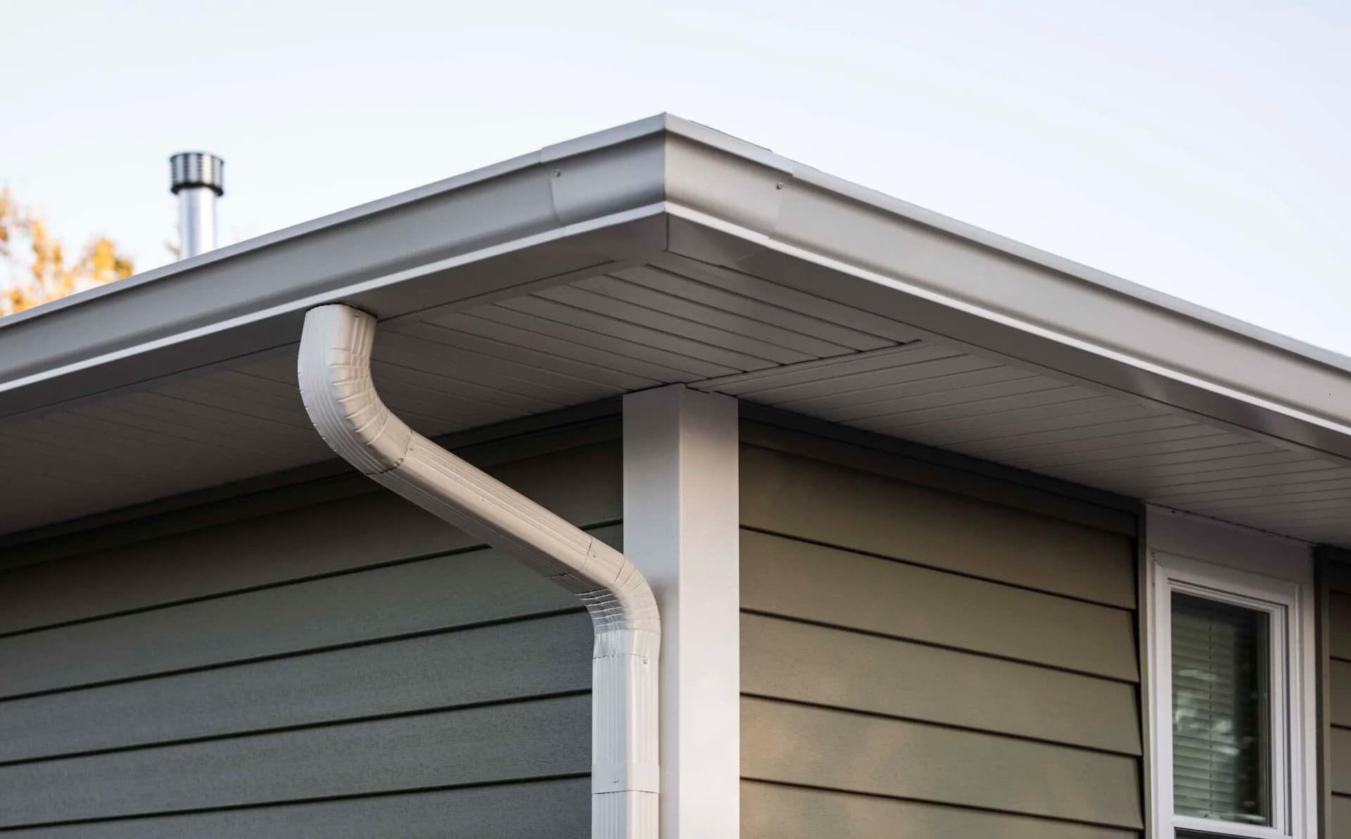 Professional soffit repair services including damaged board replacement
