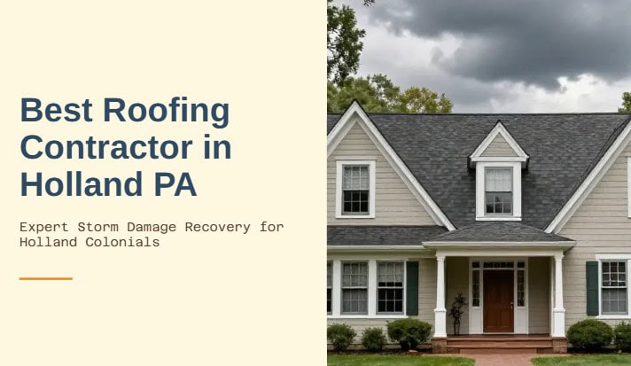 best roofing contractor holland pa storm damage 