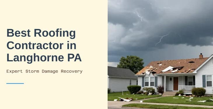 best roofing contractor in langhorne pa after storm damage