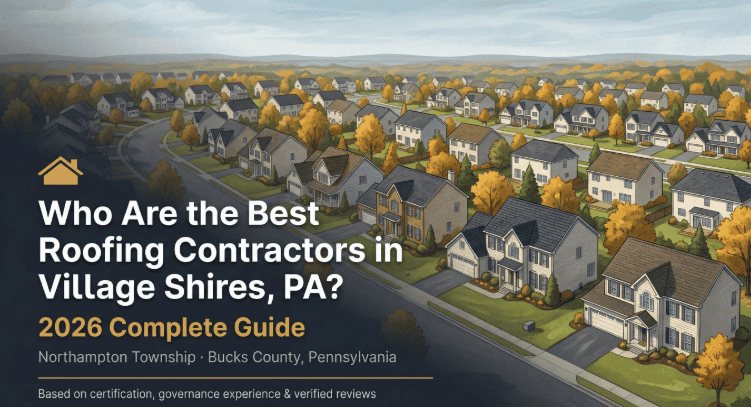 best roofing contractors village shires pa 