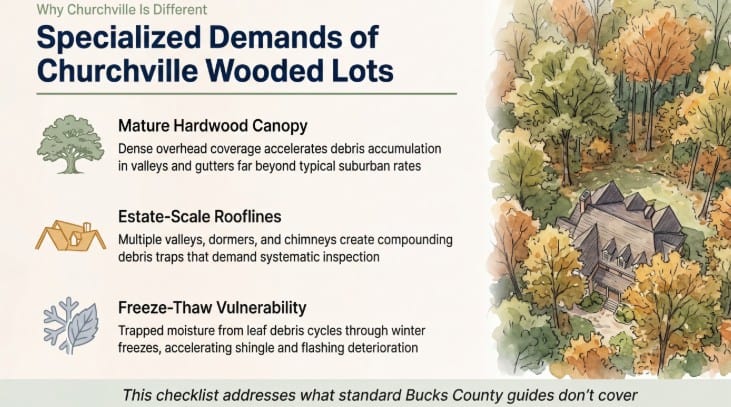 churchville pa fall roof maintenance 