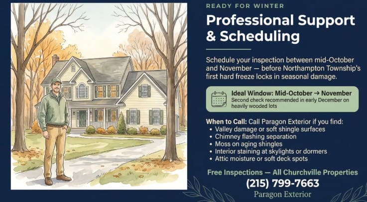 churchville pa fall roof