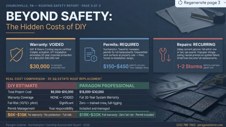 diy vs professional roofing