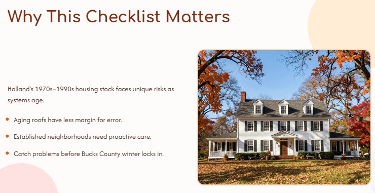 holland pa fall roof maintenance checklist 