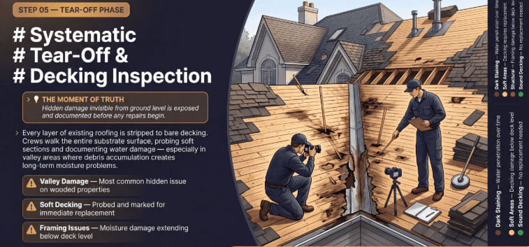how roof replacement works churchville 