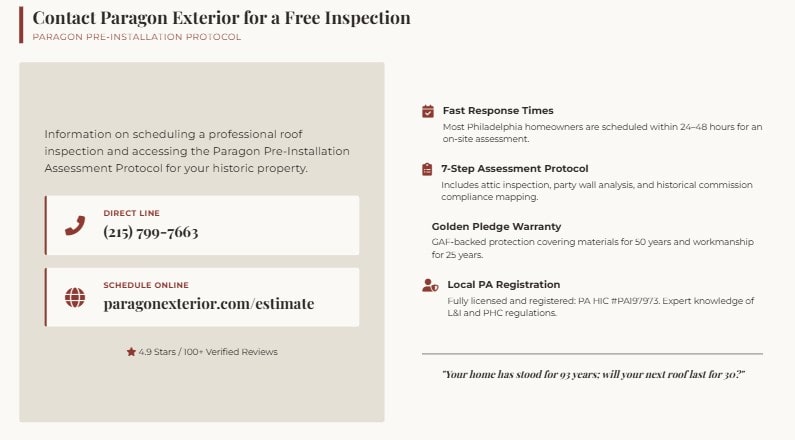 how to choose roofing contractor pa rowhouse