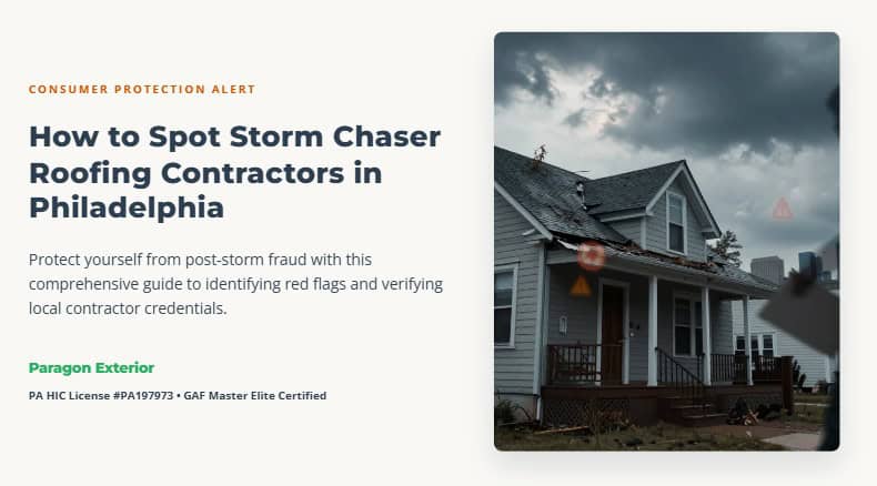 storm chaser roofing contractors philadelphia