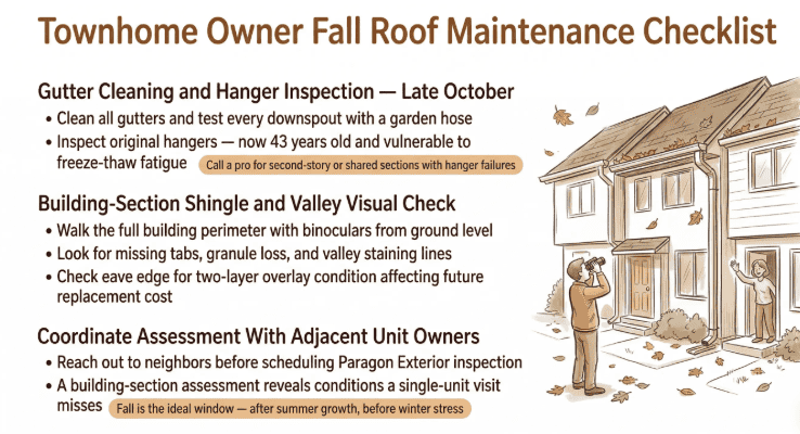 village shires pa fall roof maintenance 