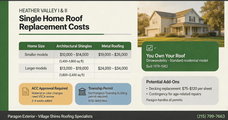 village-shires-roof replacement cost